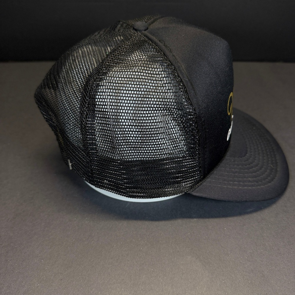 Miller Genuine Draft Vintage NWOT Beer Hat Designer Pro Mesh Trucker Snapback - Picture 4 of 5